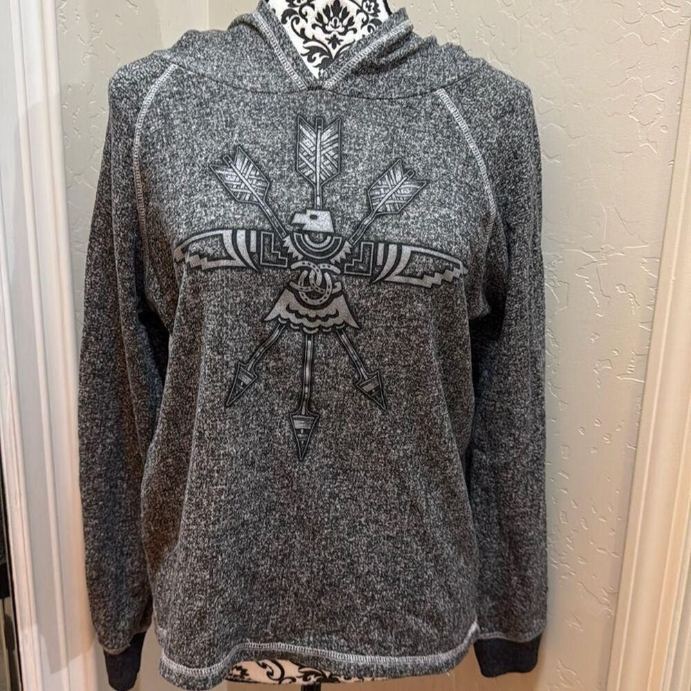 No-brand Women's Grey and Black Jumper